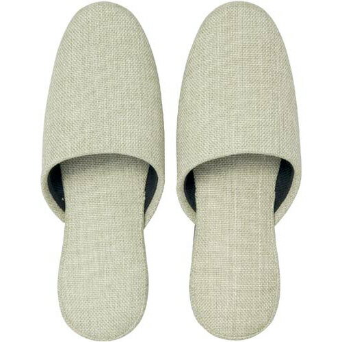 カウネット 布製スリッパ　ライトグリーン　M　30足組　 サイズ／外寸法：約26cm 4138-8112