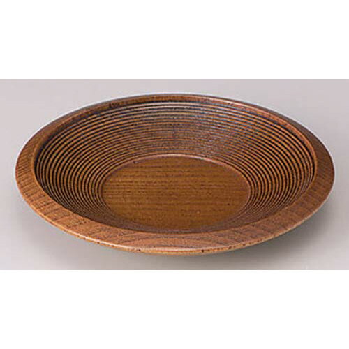 イシダ 木製茶托　千筋　5枚入 676472