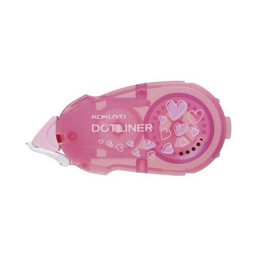 テープのり コクヨ テープのり＜ドットライナー＞　（つめ替え用テープ・ハート柄） タ-D405-08N