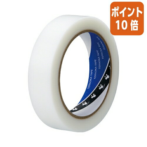 ★1月29日17時注文分よりポイント10倍★寺岡製作所 P−カットテープ　4140　25mm幅　透明 4140トウメイ-25