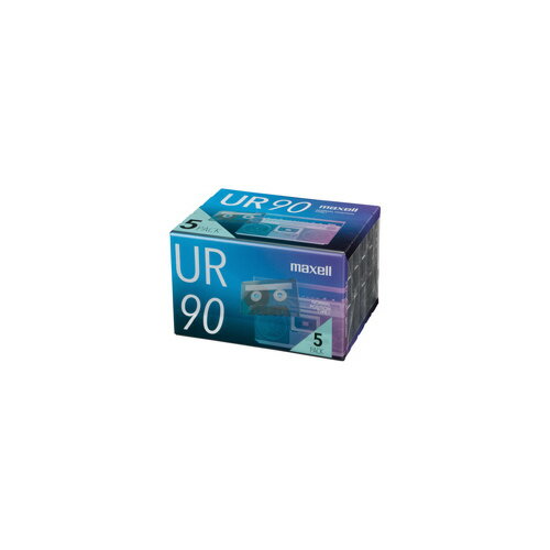 マクセル カセットテープ90分 5巻入/パック UR-90N5P マクセル カセットテープ90分 5巻入/パック UR-90N5P