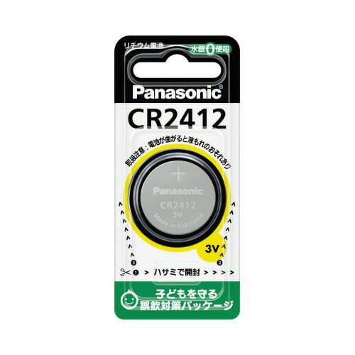 Panasonic コイン形リチウム電池 CR−2412P CR-2412P Panasonic コイン形リチウム電池 CR−2412P CR-2412P