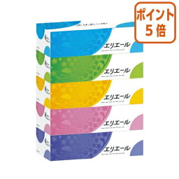 ★3月27日9時注文分よりポイント5倍★ 大王製紙 エリエール　ティシュー　180組×5箱 713616