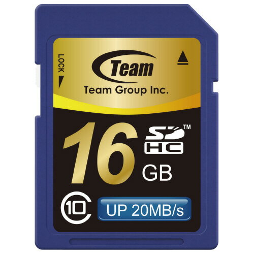 チームグループ SDHCメモリーカード CLASS10 20MB/s 16GB TG016G0SD28K