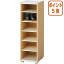 ★6月30日17時注文分よりポイント5倍★ バリュテック シューズラック90 1列ロータイプ 1列6足用 PLN-56P