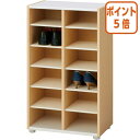 ★6月30日17時注文分よりポイント5倍★ バリュテック シューズラック90 2列ロータイプ 2列12足用 PLN-57P