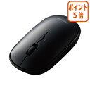 ★5月9日17時注文分よりポイント5倍★ エレコム Bluetoothマウス 無線4ボタン 薄型 ポーチ付 ブラック M-TM10BBBK(2)