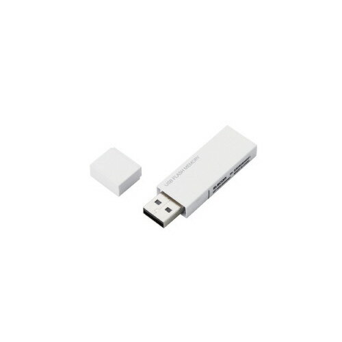 エレコム エレコム キャップ式USBメモリ USB2.0 64GB ホワイト MF-MSU2B64GWH