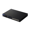 エレコム PoE対応スイッチングハブ 16ポート EHB-UG2C16-PL(2)