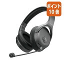 ★6月30日17時注文分よりポイント10倍★エレコム オーバーヘッド型 無線ヘッドセット ブラック HS-HPW01BK