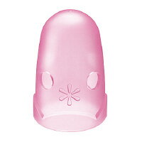 コクヨ キャップ型紙めくり メクリンキャップ Mサイズ 3個入 透明ピンク メク-26TP