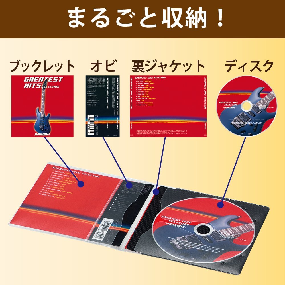 CDケース DVDケース コクヨ（EDC-CME1-100W）CD/DVDソフトケースMEDIA(PASS1枚収容100枚セット白)収納ケース☆