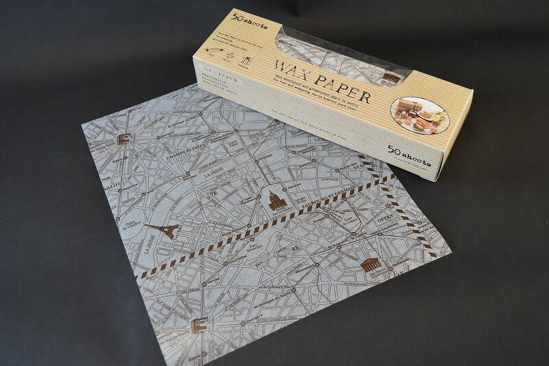 ワックスペーパー 大 パリマップ(1セット50枚入)