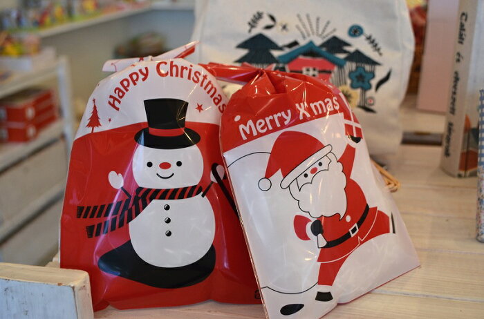 【クリスマス 袋】OPPパック 150×250 サンタスノーマン(1セット100枚入)【パン 袋 ラッピング】