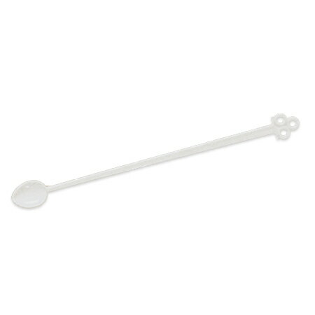 使い捨て マドラースプーン#130 白 バラ (1000本/袋)