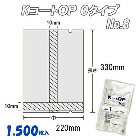 商品詳細商品名KコートOP Oタイプ 8 (1,500枚）サイズ220×330mm入数1500単価16.8商品説明構成：KOP20//CP−40特長：●酸素バリア性に優れるため、カビの発生、油脂の酸化による品質の劣化を防ぎ、　　　　さらに食品の変色・脱色も抑制します。　　　●脱酸素剤を併用することにより、食品の保存性が一段と向上します。　　　（脱酸素剤は262ページに掲載しています。）　　　●窒素および二酸化炭素によるガス置換包装が可能です。　　　●防湿性（水分を逃がさず、吸湿しない）に優れますので、米菓、乾燥食品の食感を損ないません。　　　●光沢・透明性が良いため、中身がクリアに見えます。　　　●シール幅は、背貼部分10mm・底10mmの合掌貼平袋です。　　　●開封性を良くするため、V型ノッチ加工されています。　　　●外装袋には、バーコードが印刷されています。用途：農産加工品（ごま、ピーナッツ、アーモンド、小豆、乾燥果実、切り干し大根、乾燥野菜、乾麺、半生麺、餅など）　　　水産加工品（海産珍味、塩干類、削り節、こんぶ、ちりめん、乾燥わかめ、煮干しなど）　　　和洋菓子・集積包装（甘納豆、バターピーナッツ、カステラ、バームクーヘン、チョコレート、せんべい、どら焼き、まんじゅうなど）　　　※このシリーズはボイル非対応です。　　　※扱い方によって、折込部からピンホールが発生する可能性がありますのでご注意ください。構成：KOP20//CP−40 特長：●酸素バリア性に優れるため、カビの発生、油脂の酸化による品質の劣化を防ぎ、 　　　　さらに食品の変色・脱色も抑制します。 　　　●脱酸素剤を併用することにより、食品の保存性が一段と向上します。 　　　（脱酸素剤は262ページに掲載しています。） 　　　●窒素および二酸化炭素によるガス置換包装が可能です。 　　　●防湿性（水分を逃がさず、吸湿しない）に優れますので、米菓、乾燥食品の食感を損ないません。 　　　●光沢・透明性が良いため、中身がクリアに見えます。 　　　●シール幅は、背貼部分10mm・底10mmの合掌貼平袋です。 　　　●開封性を良くするため、V型ノッチ加工されています。 　　　●外装袋には、バーコードが印刷されています。 用途：農産加工品（ごま、ピーナッツ、アーモンド、小豆、乾燥果実、切り干し大根、乾燥野菜、乾麺、半生麺、餅など） 　　　水産加工品（海産珍味、塩干類、削り節、こんぶ、ちりめん、乾燥わかめ、煮干しなど） 　　　和洋菓子・集積包装（甘納豆、バターピーナッツ、カステラ、バームクーヘン、チョコレート、せんべい、どら焼き、まんじゅうなど） 　　　※このシリーズはボイル非対応です。 　　　※扱い方によって、折込部からピンホールが発生する可能性がありますのでご注意ください。