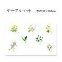 高級和紙マット テーブルマット 尺3 春野の花 No.308 (100枚) 使い捨て 敷紙 ランチョンマット 懐敷 懐紙 グルメ和紙 紙製品