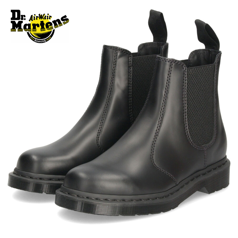 ドクターマーチン ブーツ メンズ サイドゴア 2976 MONO チェルシーブーツ 25685001 ブラック レザー Dr.Martens
