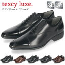 テクシーリュクス ビジネスシューズ 本革 メンズ 3E 2E 歩きやすい 幅広 アシックス 革靴 texcy luxe 7032 アブソリュートバリューズ スク...