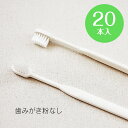 【送料無料】【ホテルアメニティ】使い捨て 歯ブラシセット 業務用 24穴 歯みがき粉なし【20本入】アメニティー 激安 ホワイト