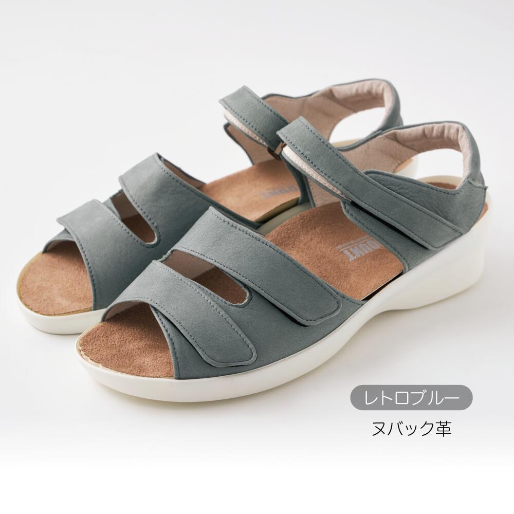 3E幅 バックベルトサンダル おしゃれ 日本製 ワイズ 3E レディス 婦人 女性 春夏 手作り ハンドメイド 本革 カジュアル お出かけ 歩きやすい さわやか 革靴 パドヴァ CS500