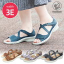3E幅 かかと付き サンダル 返品交換可 歩きやすい 疲れにくい 日本製 本革 レディース 婦人 女性 ワイズ 3E 春夏 青 ブラウン cs521 メラーノ2...