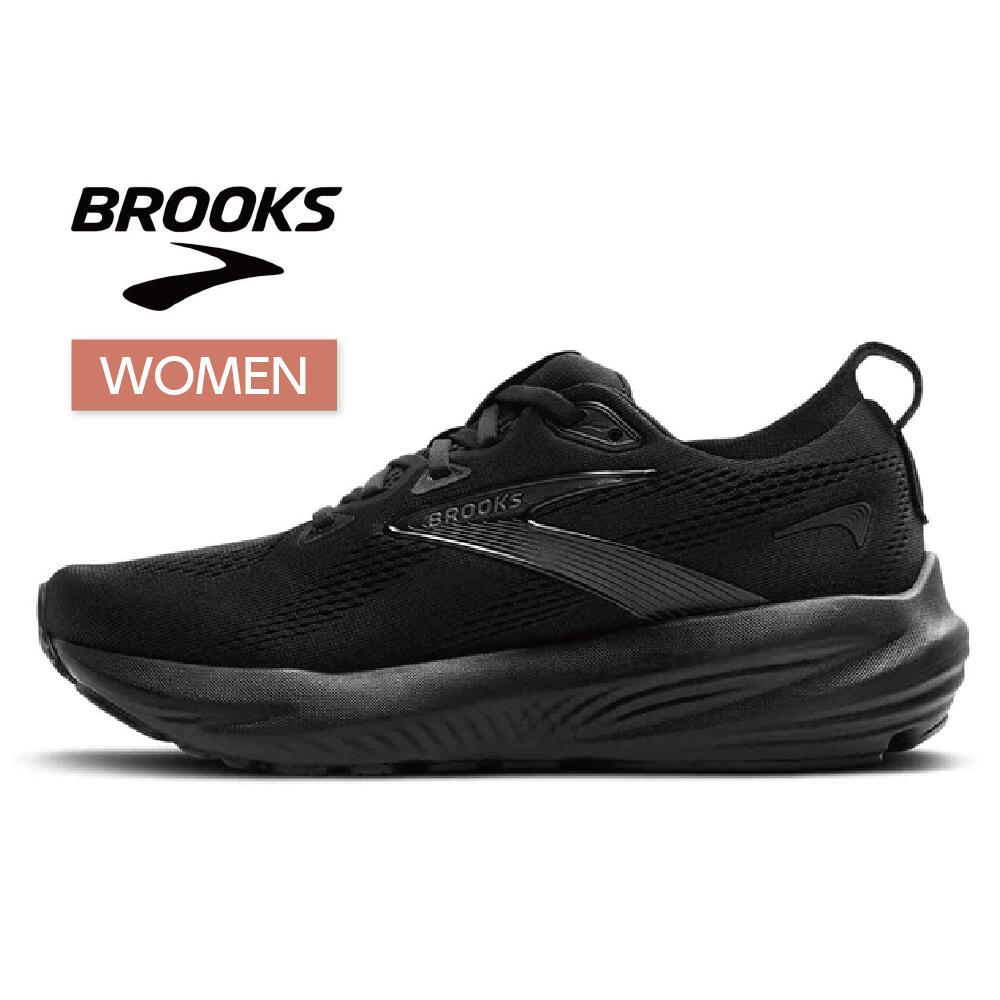 最新クッションフォーム「DNA Tuned」搭載。衝撃吸収とかかとからつま先までのスムーズな重心移動で、“ずっと走り続けたくなる”快適な走り心地を実現。 BROOKS Glycerin22 BLK B 返品交換可 ウォーキング スニーカー シューズ レディース 普段履き グリセリン22 ブラック