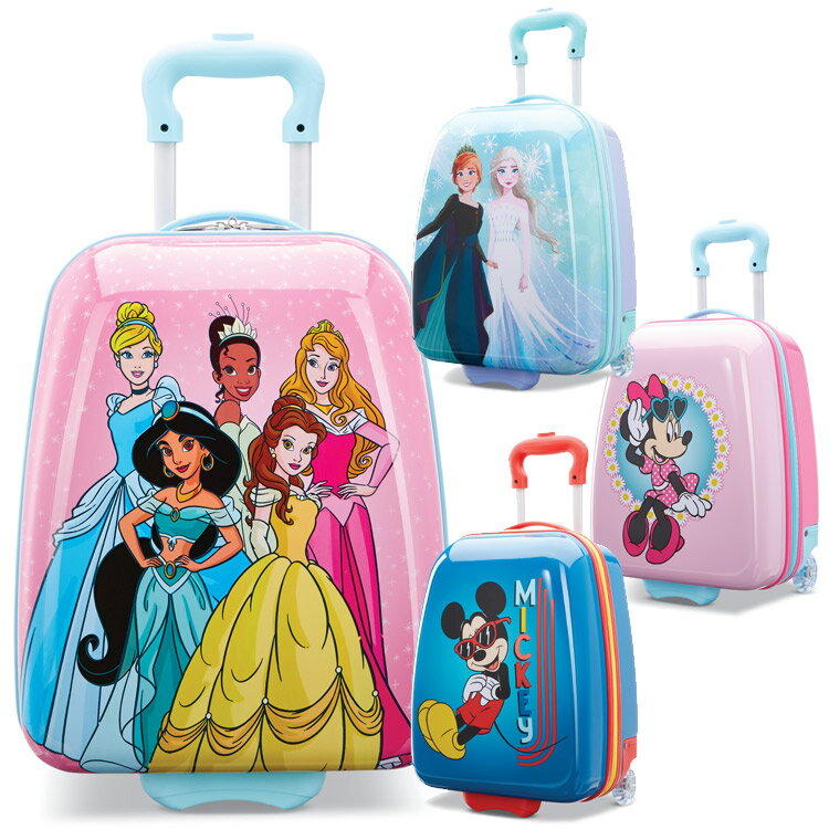 商品説明 メーカー AMERICAN TOURISTER 商品名 HARDSIDE 18" UPRIGHT LUGGAGE - DISNEY サイズ 本体(約)：33L×18W×46H cm 重さ (約)2 kg 対象年齢 3 歳から(メーカー参照) 安全基準 消費者製品安全性改善法適合(CPSIA) 米国安全基準適合(ASTM) 生産国 Made in China 仕様 人気のシェル型トランク 内側の収納にはベルト・ファスナーを装備 　中身がこぼれるといった事故を防ぎます。 　ファスナー式で人前でスーツケースを開ける際にプライバシーを守る事が出来ます。 伸縮ハンドル 　3段階に伸縮可(地面から高さ63cm/70cm/80cmに伸びます) 2輪キャスター 　止まった際に自立し動かないのでお子さまに最適 両方向へジッププル付き 大きなジッププル付きでループが付いているので、TSA錠など取付出来ます。 備考 ・ラッピング可(ラッピングバッグを商品と一緒にご購入下さい。) ・入荷時期によりデザイン・カラー変更の場合がございます。 ・輸入品特有の製造上のキズ、塗装剥がれ等や輸送時の外箱ダメージが見受けられる場合がございます。 ・メーカー出荷時の状態により、箱を修繕しお送りする場合もございます。 ・ご使用時、必ず大人の方がそばで付き添って下さい。 ■画像と商品が一部異なる場合もございますのでご了承ください。 ■在庫数、価格は日々変動いたします。 ※お買いもの前に必ずご確認ください。 ■アメリカ製品について ■お買い物ガイド 【検索キーワード】 サムソナイト アメリカンツーリスター 機内持ち込み 機内サイズ こども 子ども 子供 幼児 大人 旅行用品 スーツケース キャリーバッグ キャリーケース ローリングバッグ ソフトキャリー ローリングケース 旅行カバン 旅行バッグ 旅行 国内 海外 修学旅行 日帰り 1泊 2泊 3泊 小型 ファスナー式 オシャレ 可愛い ディズニー グッズ プリンセス アナ雪 アナ エルサ ミニーマウス ミッキーマウス 男の子 女の子 アリエル シンデレラ ラプンツェル Samsonite AMERICAN TOURISTER Disney