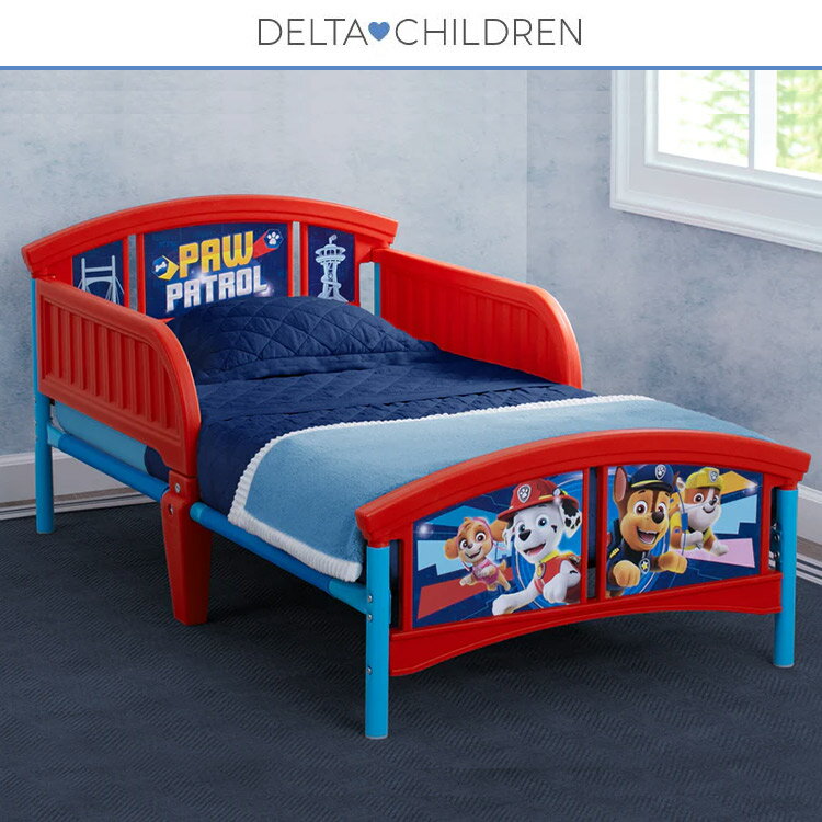 デルタ 子供用ベッド パウ・パトロール レッド 子ども用 トドラーベッド キッズ 幼児 子供部屋 パウパト Delta [2]