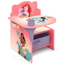 【マラソン限定◆POINT3倍】デルタ ディズニー プリンセス 一体型 チェアーデスク 女の子 3歳から テーブル イス セット TC83744PS Delta