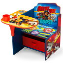 商品説明 メーカー Delta 商品名 PAW PATROL CHAIR DESK WITH STORAGE BIN 型番 TC85961PW-1121 サイズ 本体：W52×H59×D58 cm 重さ 約 9.2kg 対象年齢 3歳頃から22.5kgまで(メーカー参照) 安全基準 米国消費者製品安全委員会適合(CPSC) 材質 木製 生産国 Made in China 仕様 「レスキュー・アクション・アドベンチャー」をテーマとして、 人間の少年・ケントと「パウ・パトロール」と呼ばれる様々なアイテムを 搭載した6匹の子犬による活躍が描かれる大人気アニメ カラフルな色使いが映える、男の子にも女の子にも可愛いデザイン。 テーブルと椅子が一体型 椅子の下には絵本等を収納できるボックス付き ペン立て付き 安全面を考慮し角は全て丸く削られています。 備考 ・ラッピング可(ラッピングバッグを商品と一緒にご購入下さい。) ・組立必要/説明書図解（英語表記） ・入荷時期によりデザイン・カラー変更の場合がございます。 ・小さなパーツを含む場合がございます、お子様から離れて大人の方が組み立て下さい。 ・組み立て時に加工が必要な場合や、ボルト・ネジなどを別途お手配頂く場合もございます。 ・輸入品特有の製造上のキズ、塗装剥がれ等や輸送時の外箱ダメージが見受けられる場合がございます。 ・メーカー出荷時の状態により、箱を修繕しお送りする場合もございます。 ・ご使用時、必ず大人の方がそばで付き添って下さい。 ■画像と商品が一部異なる場合もございますのでご了承ください。 ■在庫数、価格は日々変動いたします。 ※お買いもの前に必ずご確認ください。 ■アメリカ製品について ■お買い物ガイド 【検索キーワード】 Paranino パラニーニョ アメリカ USA 輸入雑貨 キッズルーム インテリア オーガナイザー コンパクト キッズ トイボックス クリスマス 誕生日 delta tc85961pw 3歳 4歳 5歳 6歳 子供用 キッズ キャラクター ニック ジュニア Nick Jr. パウパト テーブル イス 子供 家具 子供部屋 机 デスク 学習机 チェア一体型 収納家具 子ども こども かわいい オシャレ デルタ 人気 アメリカ インポート 輸入 プレゼント 誕生日 クリスマス