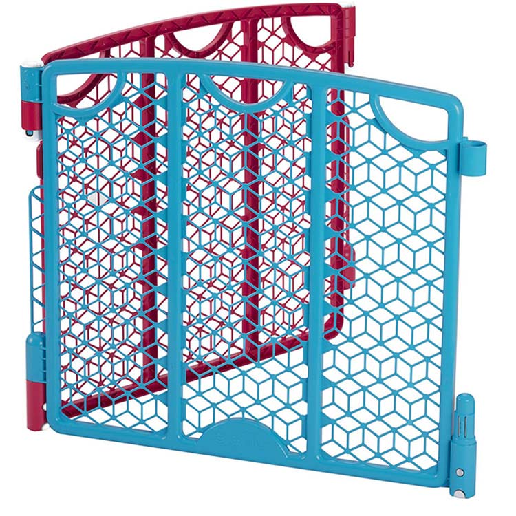 【P10倍◆秋の大感謝祭】evenflo ベビーゲート プレイスペース ゲート拡張 2パネル バーサタイル イーブンフロー マルチカラー /配送区分A