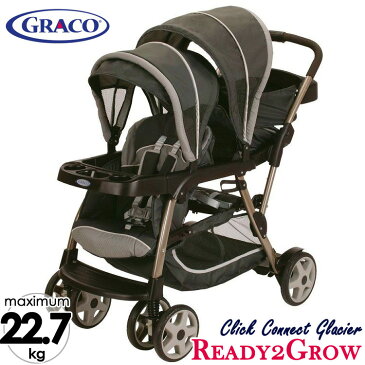 【P10倍・8月4日20時〜+クーポン有】GRACO ベビーカー 2人乗り レディグロウ デュオ LX クリックコネクト グレイシャー /配送区分A