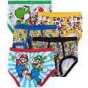 【楽天スーパーSALE★ポイント3倍】送料無料/ ブリーフ 男の子 110-125cm スーパー マリオ キッズ キャラクター パンツ 5枚組 下着