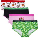 送料無料/ ショーツ 子供 マインクラフト 120-140cm 4枚組 女児 キッズ 下着 子ども用 ガールズ パンツ セット キャラクター パンツ