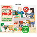 商品説明 メーカー Melissa & Doug 商品名 Fresh Mart Grocery Store Companion Collection 型番 5183 サイズ (約)： 重さ (約)　 対象年齢(メーカー参照) 3歳から 安全基準 消費者製品安全性改善法適合(CPSIA) ヨーロッパ規格適合(EN-71) 材質 生産国 Made in CHINA 仕様 すぐに遊べる70アイテムのおもちゃ ラックやマガジン、ギフトカードにガムなどのお菓子 チェックリストやお金、クレジットカード ごっこ遊びに欠かせない、エプロンやショッピングバッグ 備考 ・ラッピング可(ラッピングバッグを商品と一緒にご購入下さい。) ・入荷時期によりデザイン・カラー変更の場合がございます。 ・小さなパーツを含む場合がございます、お子様から離れて大人の方が組み立て下さい。 ・組み立て時に加工が必要な場合や、ボルト・ネジなどを別途お手配頂く場合もございます。 ・輸入品特有の製造上のキズ、塗装剥がれ等や輸送時の外箱ダメージが見受けられる場合がございます。 ・メーカー出荷時の状態により、箱を修繕しお送りする場合もございます。 ・ご使用時、必ず大人の方がそばで付き添って下さい。 ■画像と商品が一部異なる場合もございますのでご了承ください。 ■在庫数、価格は日々変動いたします。 ※お買いもの前に必ずご確認ください。 ■アメリカ製品について ■お買い物ガイド 【検索キーワード】 お店屋さんごっこ スーパー マーケット スーパーマーケット 大型遊具 ごっこ ごっこ遊び 店員さん おもちゃ 木製 知育玩具 学習おもちゃ メリッサ＆ダグ インポート 雑貨 おしゃれ アメリカ 輸入品 子供 教材 クイズ プレゼント キッズ 子ども用 インポート アメリカ 英語 キャラクターグッズ 可愛い雑貨 かわいい お楽しみ会 3歳 4歳 5歳 6歳 キャラクター ステイホーム 室内 家 輸入玩具 インポート 楽しい ギフト 誕生日 子供 クリスマス 子ども こども