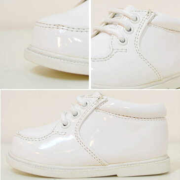 【P2倍・5月15日26時〜+クーポン有】フォーマル 靴 レースアップ キッズ 男の子 ホワイト 9.5-10.5cm シューズ