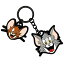 送料無料/ トム&ジェリー キーチェーン ラバー キーホルダー トムとジェリー キーリング キャラクター TOM&JERRY アメリカン雑貨 1,280円