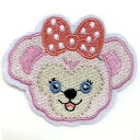 【マラソン限定◆POINT3倍】送料無料/ ワッペン シェリーメイ M フェイス 刺繍 アイロン キャラクター ディズニー ワッペン アップリケ