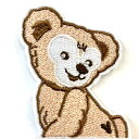 【マラソン限定◆POINT3倍】送料無料/ ワッペン ダッフィ 横 M 刺繍 アイロン キャラクター ダッフィ ディズニー ワッペン アップリケ