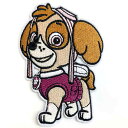 【マラソン限定◆POINT3倍】送料無料/ ワッペン パウ・パトロール スカイ 刺繍 アイロン キャラクター パウパト SKYE ワッペン アップリケ