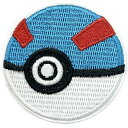 【マラソン限定◆POINT3倍】送料無料/ ワッペン ポケットモンスター スーパーボール 全身 刺繍 アイロン キャラクター ポケモン ワッペン アップリケ