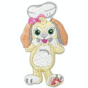【7月17日10時-8月4日9時◆POINT3倍】送料無料/ ワッペン クッキー・アン 刺繍 アイロン キャラクター ディズニー 犬 クッキーアン パティシエ ワッペン アップリケ