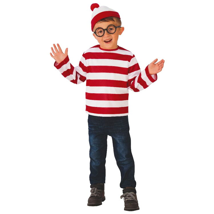 【ポイント2倍・8月19日20:00~】ルービーズ ウォーリーをさがせ ハロウィン コスチューム コスプレ 男の子 女の子 105-150cm 衣装 子供 Rubie's 641333