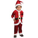 クリスマス 衣装 子供 ルービーズ サンタクロース コスチューム コスプレ 女の子 男の子 90-120cm Rubie's 885980