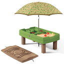 商品説明 メーカー STEP2 商品名 Naturally Playful Sand & Water Activity Table 型番 787800 サイズ アンブレラ込：152.4 x 117.5 x 66.1 cm アンブレラ無：52.7 x 117.5 x 66.1 cm BOX：118.7 x 67.3 x 25.4 cm 重さ 11.33kg 対象年齢 2歳から 安全基準 ヨーロッパ規格適合(EN-71) 生産国 Made in USA 仕様 砂容量：約9 kg 水容量：7.5 リットル 排水穴有 ※付属のおもちゃは含みません、本体のみ ※デザインは変更になる場合があります。 備考 ・ラッピング不可 ・組立必要/説明書図解（英語表記） ・製造上のキズや塗装剥がれ等や輸送時のパッケージへのダメージが見受けられる場合がございます。 ・入荷時期によりデザイン・カラー変更の場合がございます。 ・ご使用時、必ず大人の方がそばで付き添って下さい。 ※お買いもの前に必ずご確認ください。 ・お買い物ガイド ・アメリカ製商品について 【検索キーワード】 STEP2 Naturally Playful Sand & Water Activity Table 787800 ステップ2 砂遊び 水遊び パラソル付き 砂場 大型遊具 遊具 砂あそび 水あそび 蓋付き フタ付き 脚付き 足付き paranino パラニーニョ