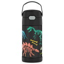 サーモス ステンレス ストロー 水筒 ステンレス水筒 ダイナソー (グロー) ストロー 350ml THERMOS 子供 恐竜