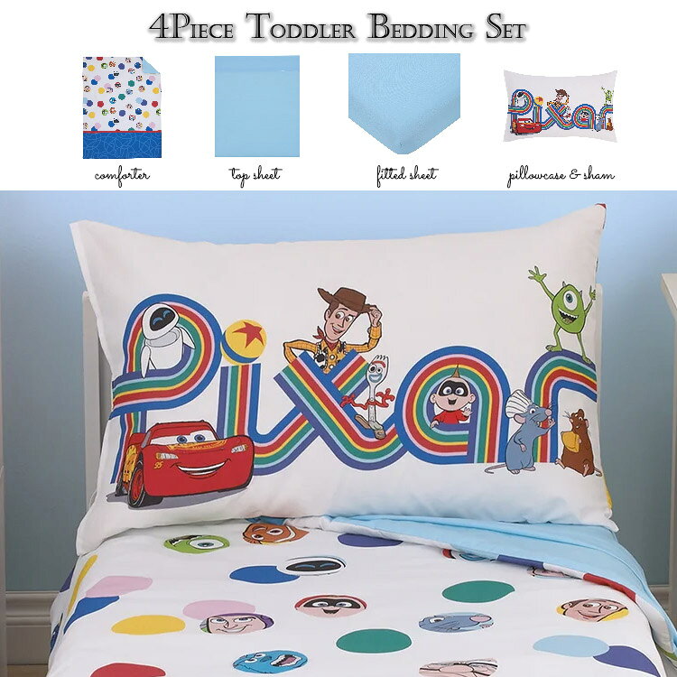 ディズニー ピクサー トイストーリー 子供 寝具 4点 セット 子供用布団 子供用寝具...