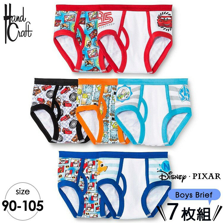 商品説明 メーカー Handcraft / ハンドクラフト 商品名 7 Toddler Boys Panties 対象年齢 2歳、3歳、4歳 （目安サイズ表をご確認下さい。） 素材 100% コットン 生産国 Made in Philippines 仕様 【アソートメントデザインについて】 アメリカメーカーからの、輸入商品となります。 パンツの柄はオーダー時期によってランダムに入荷致します為、特定の柄を掲載する 事が出来ません。セット内容は、画像の内容とは異なることがございます。 また、柄の指定、希望等お問い合わせにはお応え出来かねます。ご了承下さいませ。 備考 ※こちらの商品はゆうパケット「ポストイン配達」となります。 商品の追跡が可能です、紛失、未着、破損の場合でも弊社では責任を負いかねます。 配送先への配達で郵便受けに入れられます。 (入らない場合は直接手渡しです)。 不在の場合は通知が郵便受けに入れられますので再配達を直接ご依頼してください。 到着まで約2日-4日かかります。 ※あくまで参考ですのでその時の状況（天候など）により 若干配送日数が変わる場合がございます、ご了承ください。 配達の日時指定は出来ませんのでご了承ください。 ・代金引換・後払い決済はご利用いただけません。 ・ラッピング不可 ・入荷時期によりデザイン・カラー変更の場合がございます。 ・輸入品特有の製造上のキズ、塗装剥がれ等や輸送時の外箱ダメージが見受けられる場合がございます。 ・メーカー出荷時の状態により、箱を修繕しお送りする場合もございます。 ・ご使用時、必ず大人の方がそばで付き添って下さい。 ■画像と商品が一部異なる場合もございますのでご了承ください。 ■在庫数、価格は日々変動いたします。 ※お買いもの前に必ずご確認ください。 ■アメリカ製品について ■お買い物ガイド 【検索キーワード】 ディズニー ピクサー カーズ ニモ トイストーリー インクレディブル グッズ 子供服 子ども服 ボーイズ 下着 ショーツ ブリーフ アンダーウエア アンダーショーツ パンティ 1週間おまかせ 7枚入り 7枚セット 7枚組 子供用 トドラーサイズ 海外 インポート 可愛い 90cm 95cm 100cm 105cm