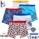 【マラソン限定◆POINT10倍】送料無料/ ボクサーブリーフ 子供 パウ・パトロール 110-120cm 5枚組 ボクサーパンツ 男児 キッズ 下着 子ども用...